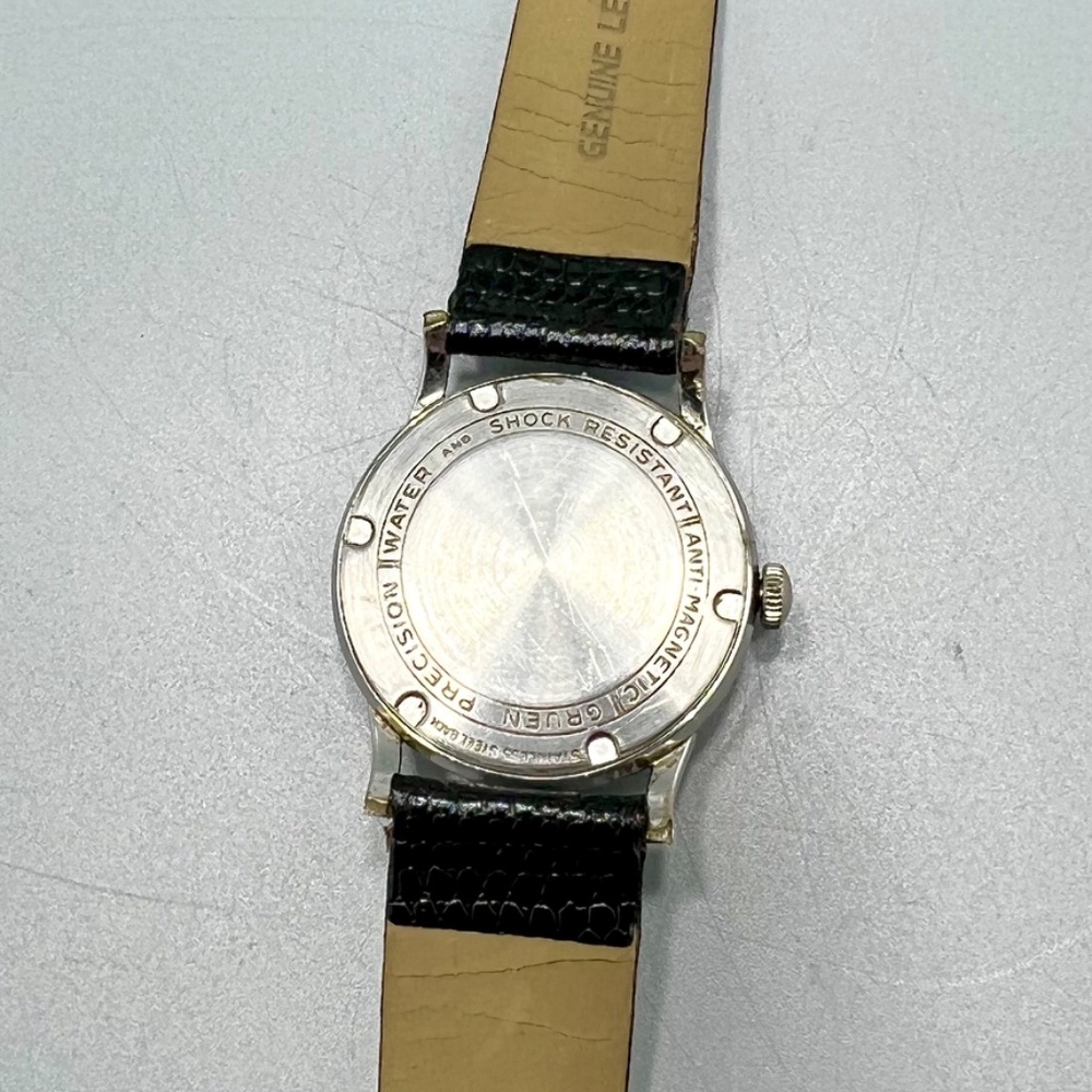Vintage Gruen Precision Mens Diamond Dial Watch - Picture 5 of 11